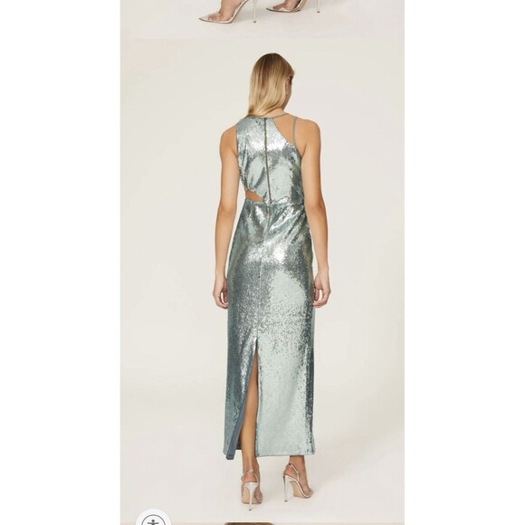 Toccin Sequin Cut Out Gown Size 6 - Picture 3 of 12